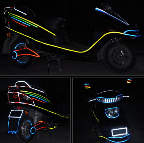 Car and motorcycle bicycle reflective tape