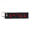 Red Heart - Motorcycle Keychain